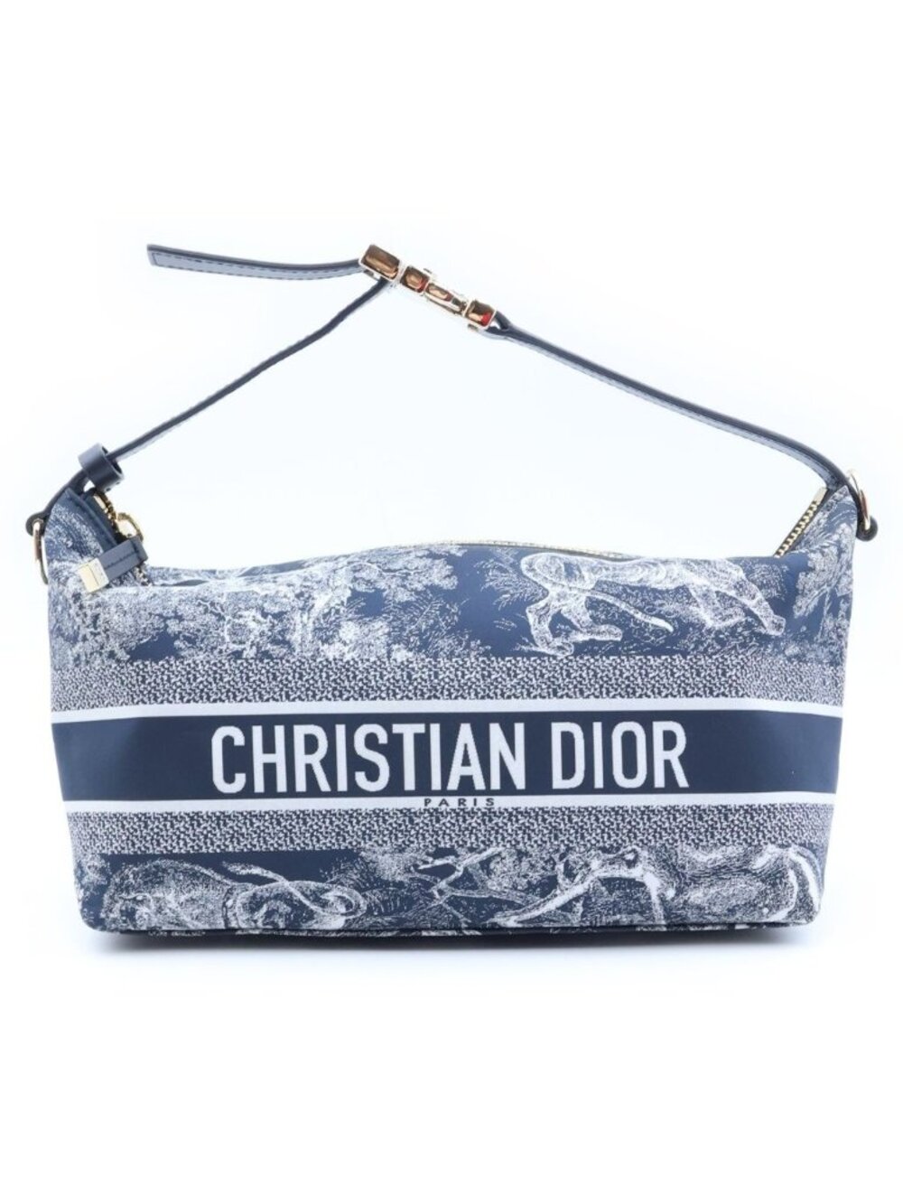 Dior Toile de Jouy Nomad Pouch Travel Medium Case Dioriviera Technical Fabric